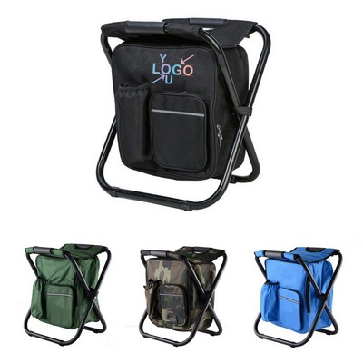 Fishing Backpack Cooler Chair