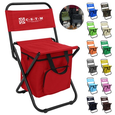 Foldable Outdoor Camping Cooler Chair