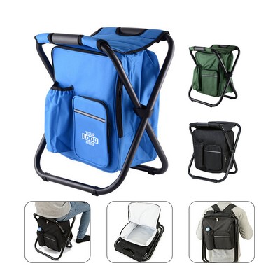 Portable Cooler Backpack Stool