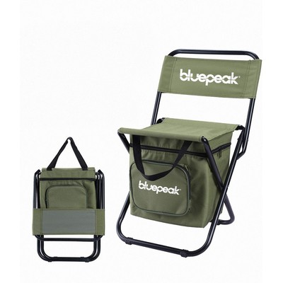Foldable Fishing Chair with Cooler Bag