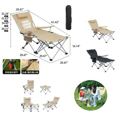 Four-Speed Adjustable Portable Folding Chair