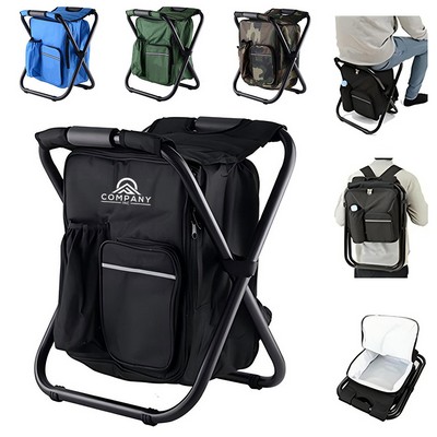 3" 1 Backpack Stool Cooler Chair