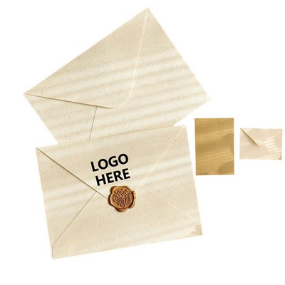 Linen-patterned Paper Invitation Envelope