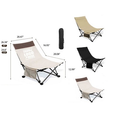 Two-Speed Adjustable Portable Folding Chair