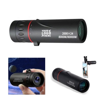 30x25 Mini Pocket Monocular Telescope