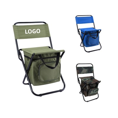Folding Chair with Cooler Bag