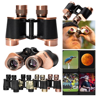 Vintage-Style Brass HD Binoculars
