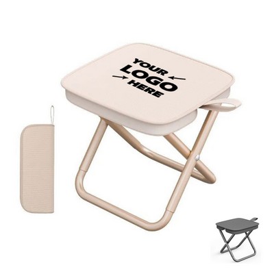 Folding Chair with Storage Pouch