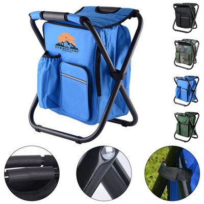 Folding Camping Cooler Stool