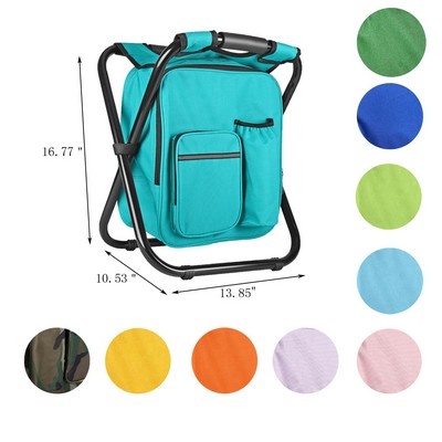 Backpack Stool Cooler Folding Chair